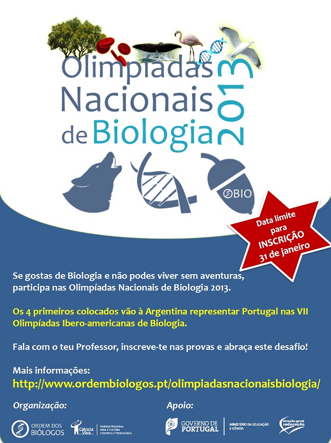 olimpiadas nacionais biologia 2013